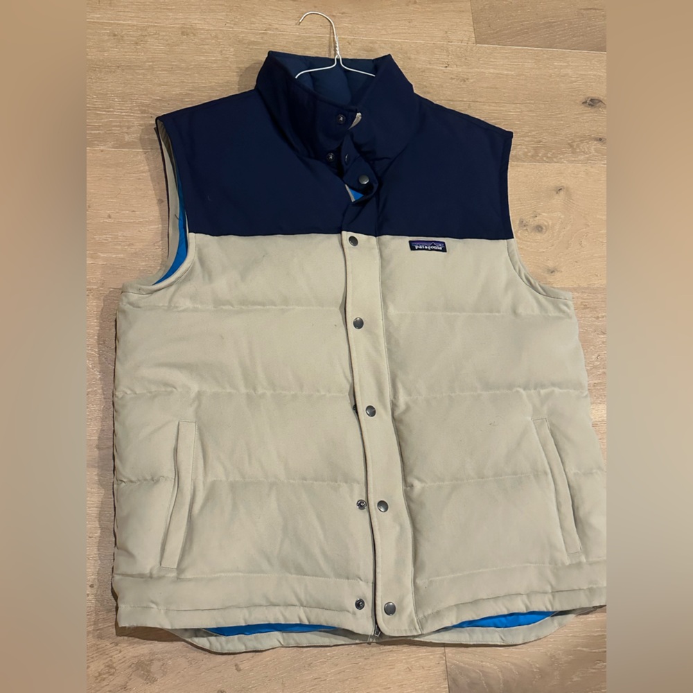 Patagonia Blue and Beige vest